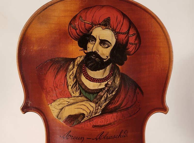 Violin Decorated By Victor Carny-photo-3
