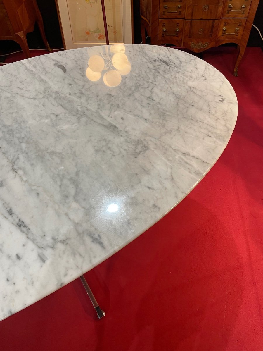 Table Ovale En Marbre De Florence Knoll -photo-1