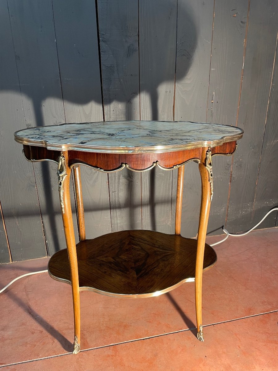 Rosewood Double Top Center Table 