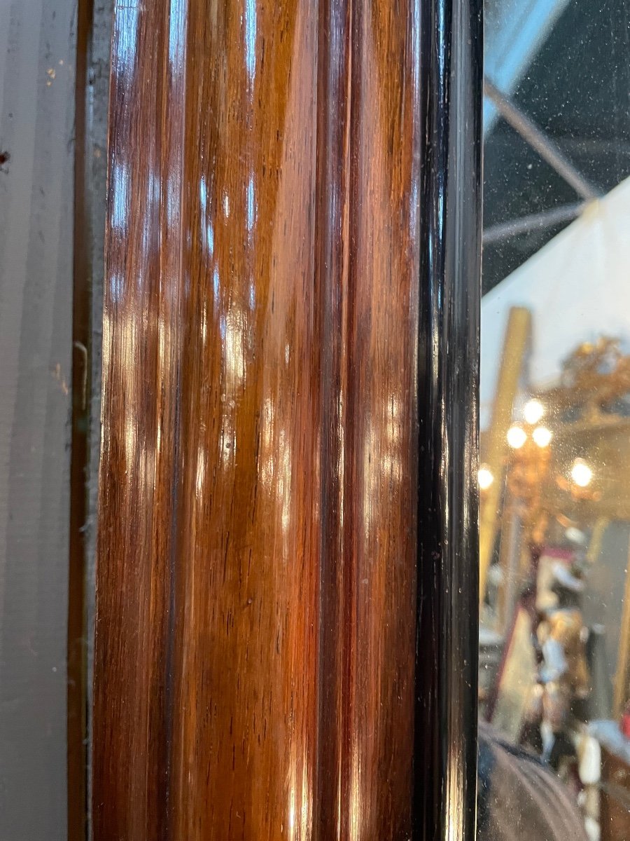 Large Louis Philippe Period Rosewood Mirror -photo-2