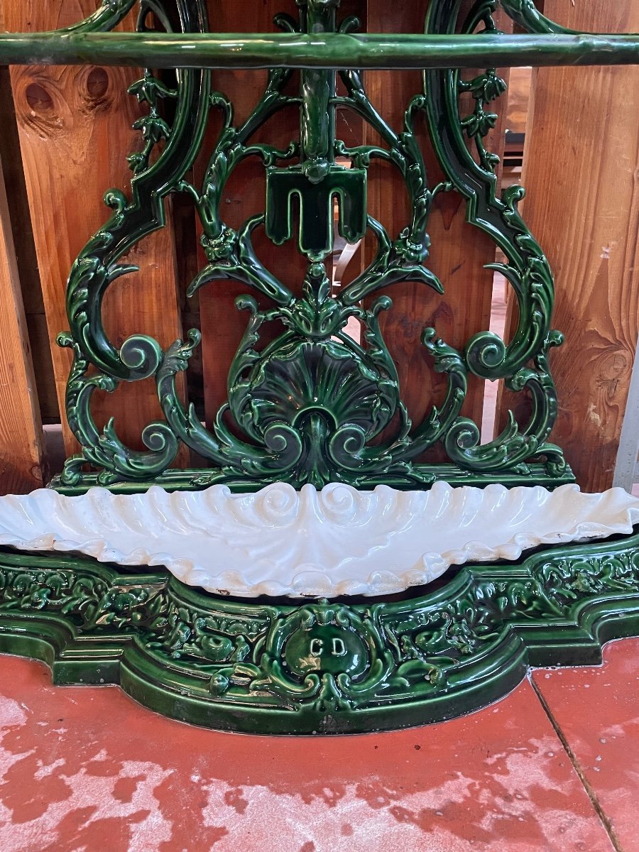 Patère Porte Manteau En Fonte émaillée D’alfred Corneau-photo-3