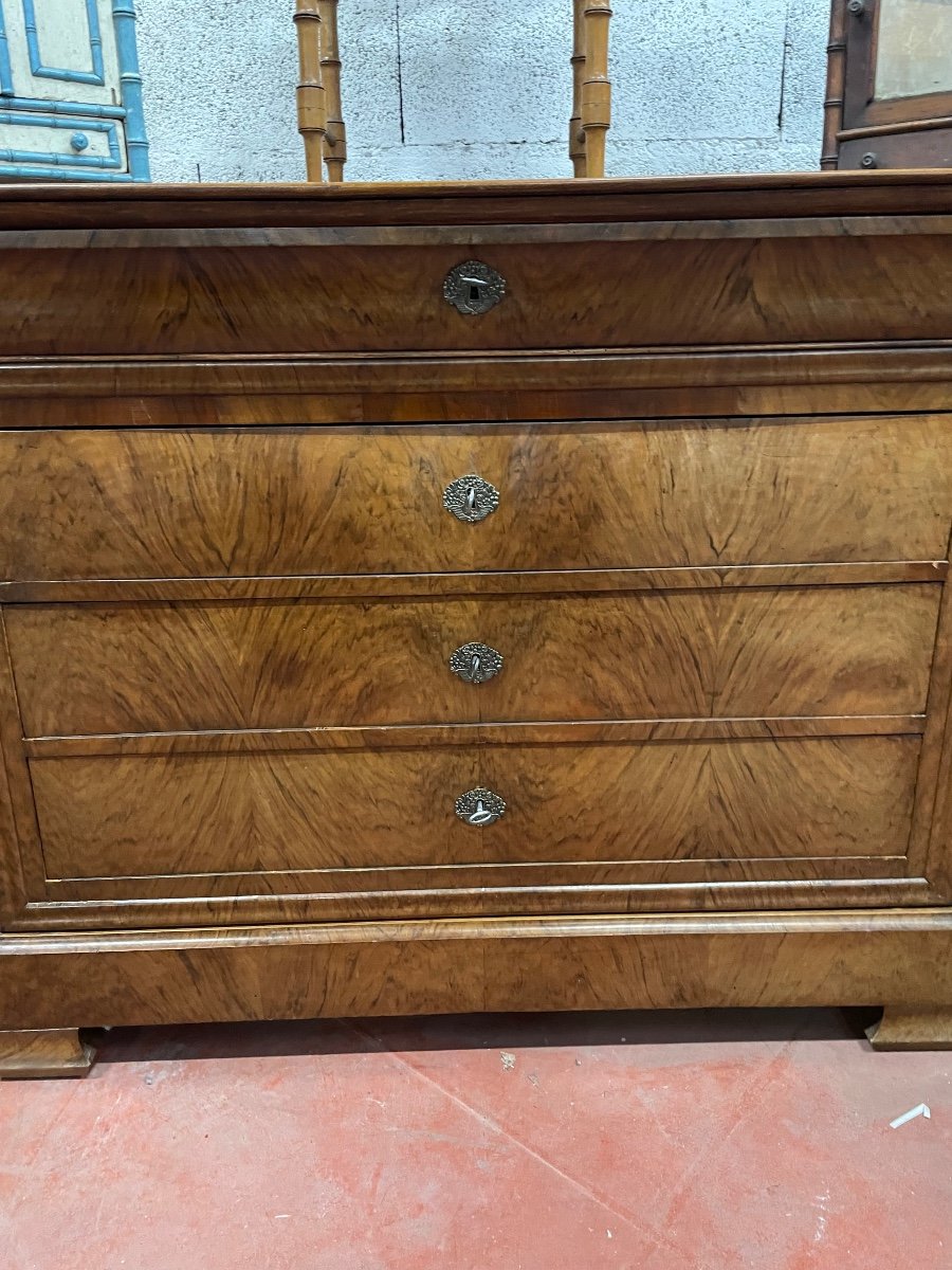 Louis Philippe Period Chest Of Drawers In Docine-photo-4