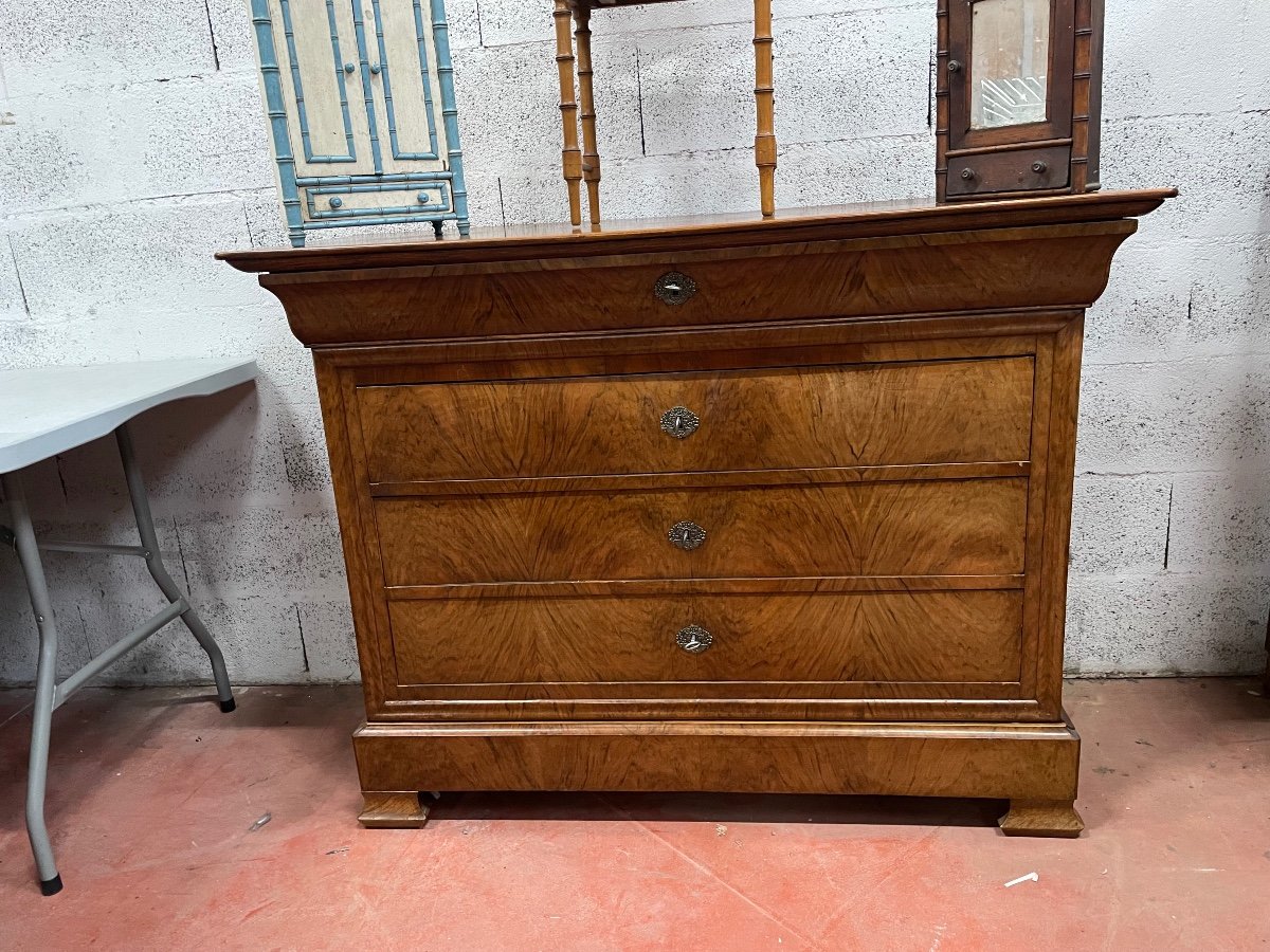 Louis Philippe Period Chest Of Drawers In Docine