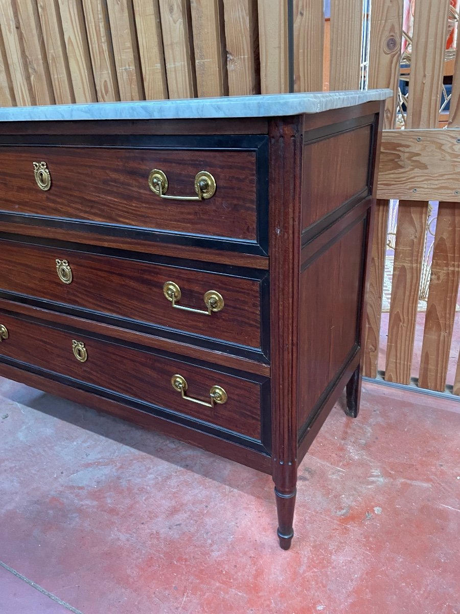 Louis XVI Period Chest Of Drawers -photo-2