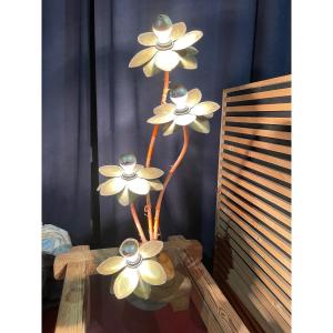 Water Lily Lamp From Maison Jansen 