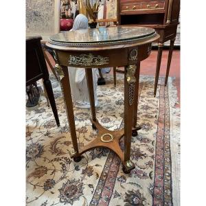 Consulate Style Middle Pedestal Table Return From Egypt 