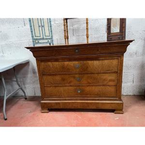 Louis Philippe Period Chest Of Drawers In Docine