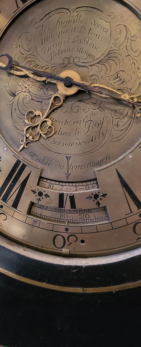 Parquet Regulator By Julien Leroy Louis XV Period With Equation Of Time-photo-2