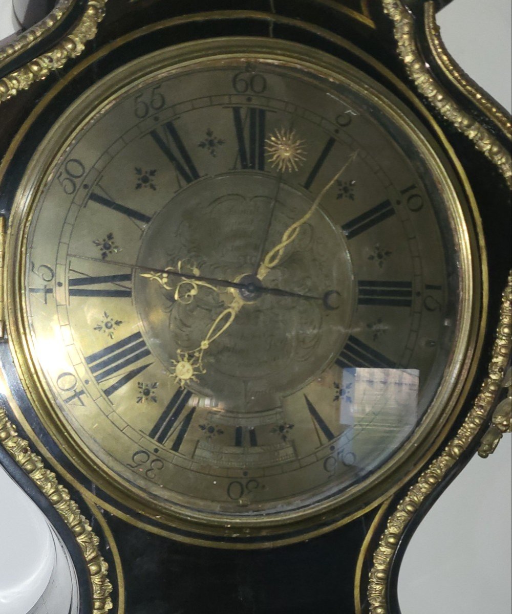 Clock Parquet Regulator By Julien Leroy Louis XV Period With Equation Of Time-photo-2