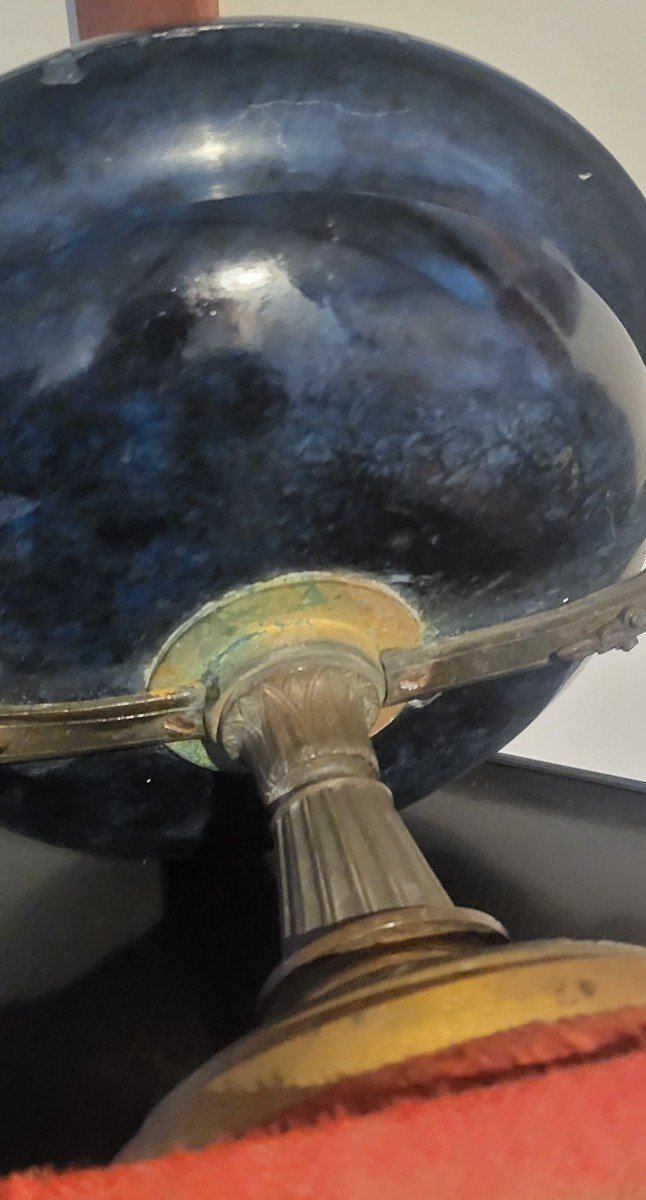 Cast Iron And Blue Stone Cup-photo-2