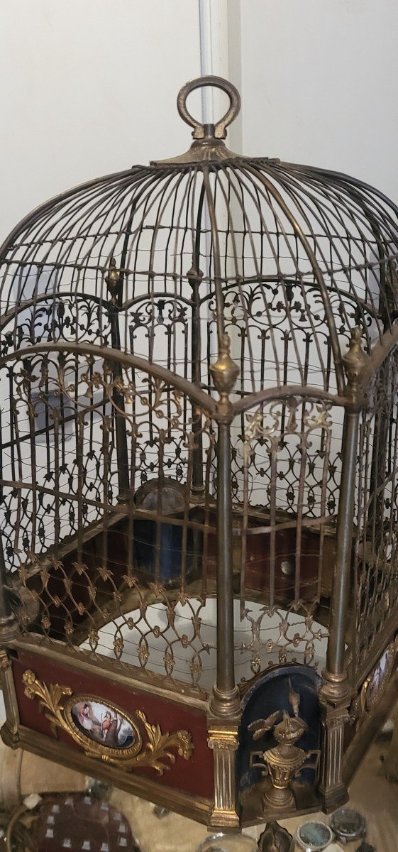 Cage à Oiseau De Jaquet Droz XVIII Ieme Siècle Le-photo-3