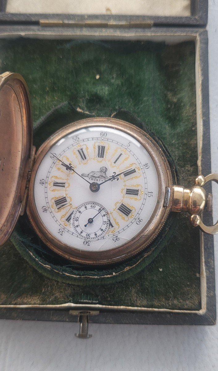 Montre Vermeil Tavannes Pour Le Marché Chinois Vers 1860-photo-3