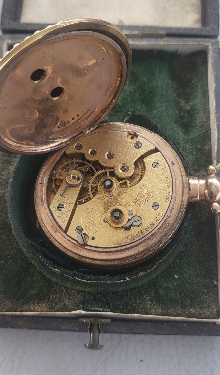 Montre Vermeil Tavannes Pour Le Marché Chinois Vers 1860-photo-4