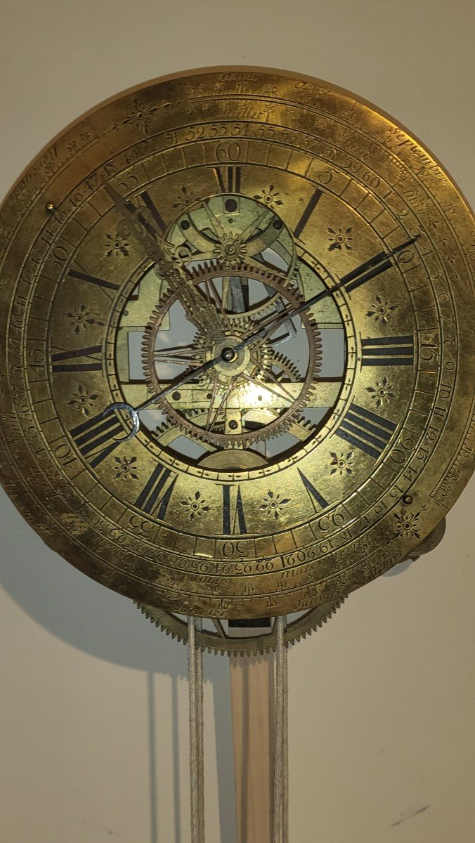 Clock Astronomical Valet With Manual Equation Of Time XVIII Century -photo-2