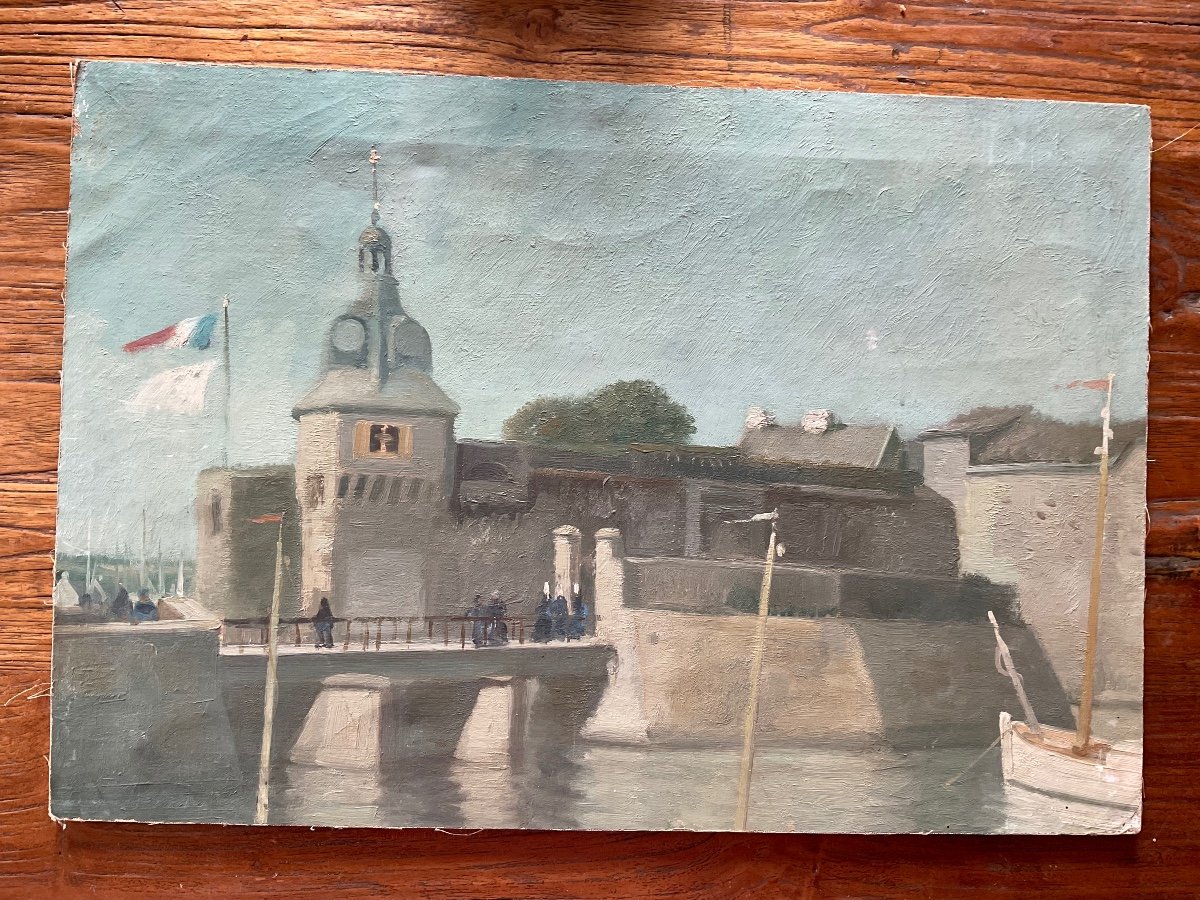 Toile De Frédéric Georges Concarneau-photo-1