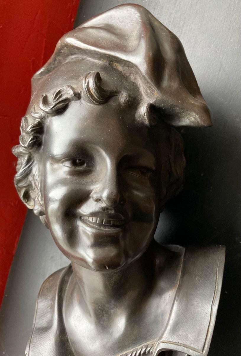 Neapolitan Fisherman Bronze Bust -photo-3