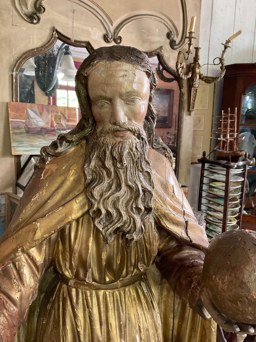 Saint Pierre Wood 18th Century 101 Cm-photo-3