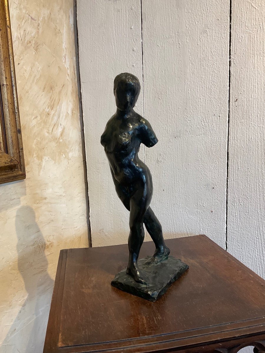 Femme Dans Le Genre Degas Bronze-photo-4