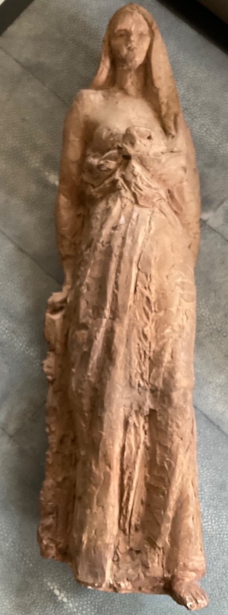 Africanist Terracotta Statuette-photo-2