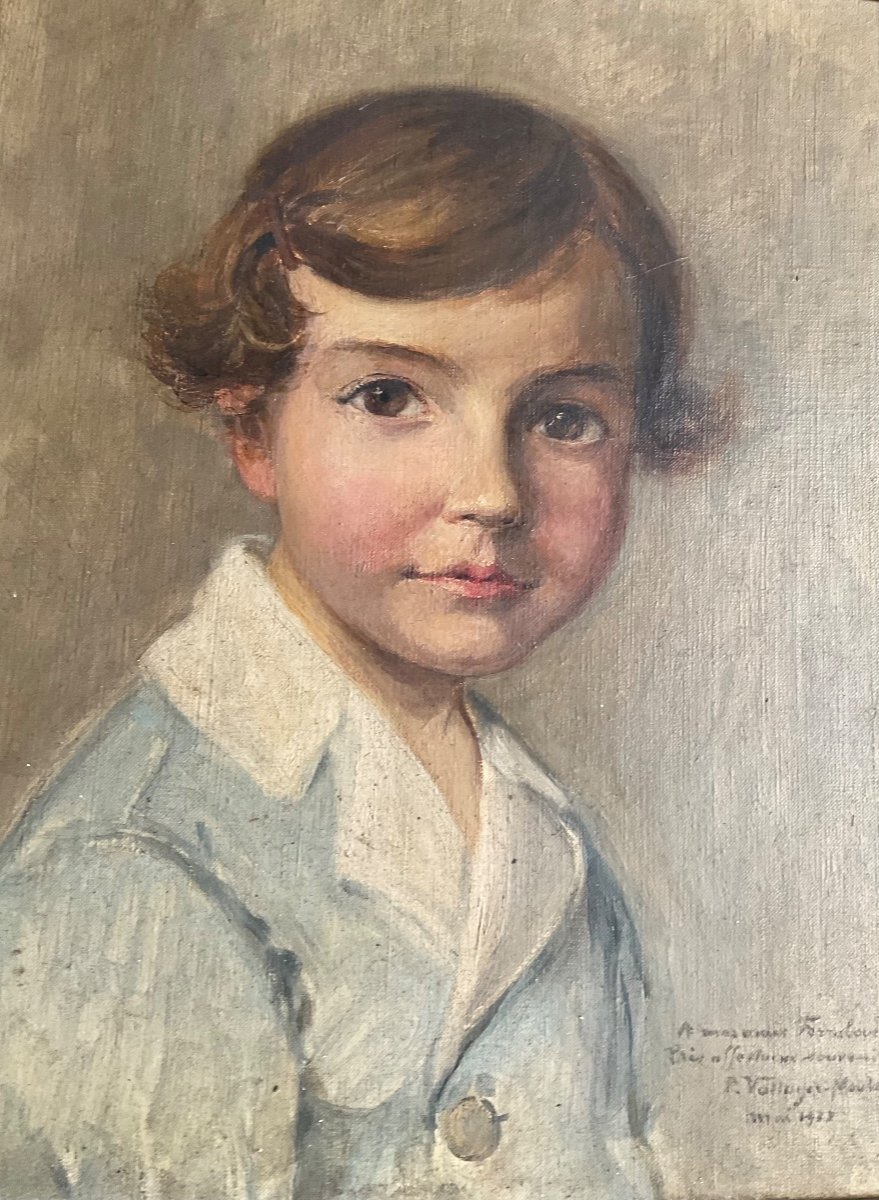 Portrait D’enfant Par Paulinevallayer 1933?