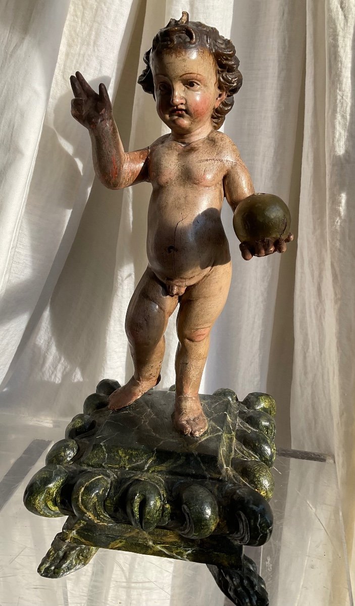 Statue Of Child Jesus Spain XVIIth-photo-1