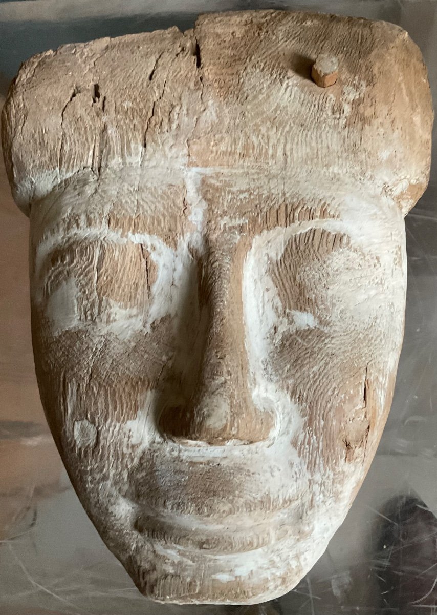 Masque Sarcophage Bois Basse époque 