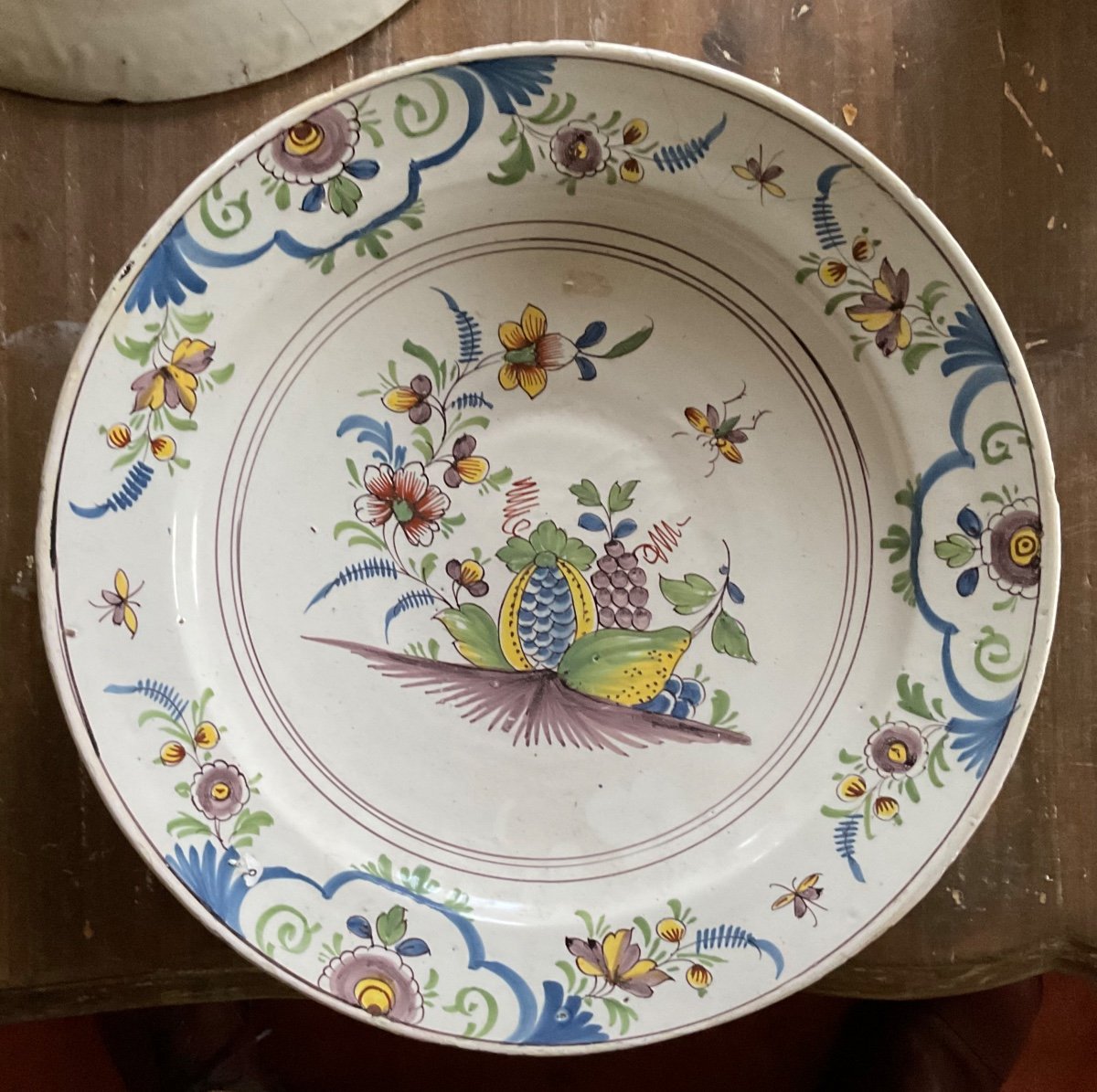 Large Desvres Plate 