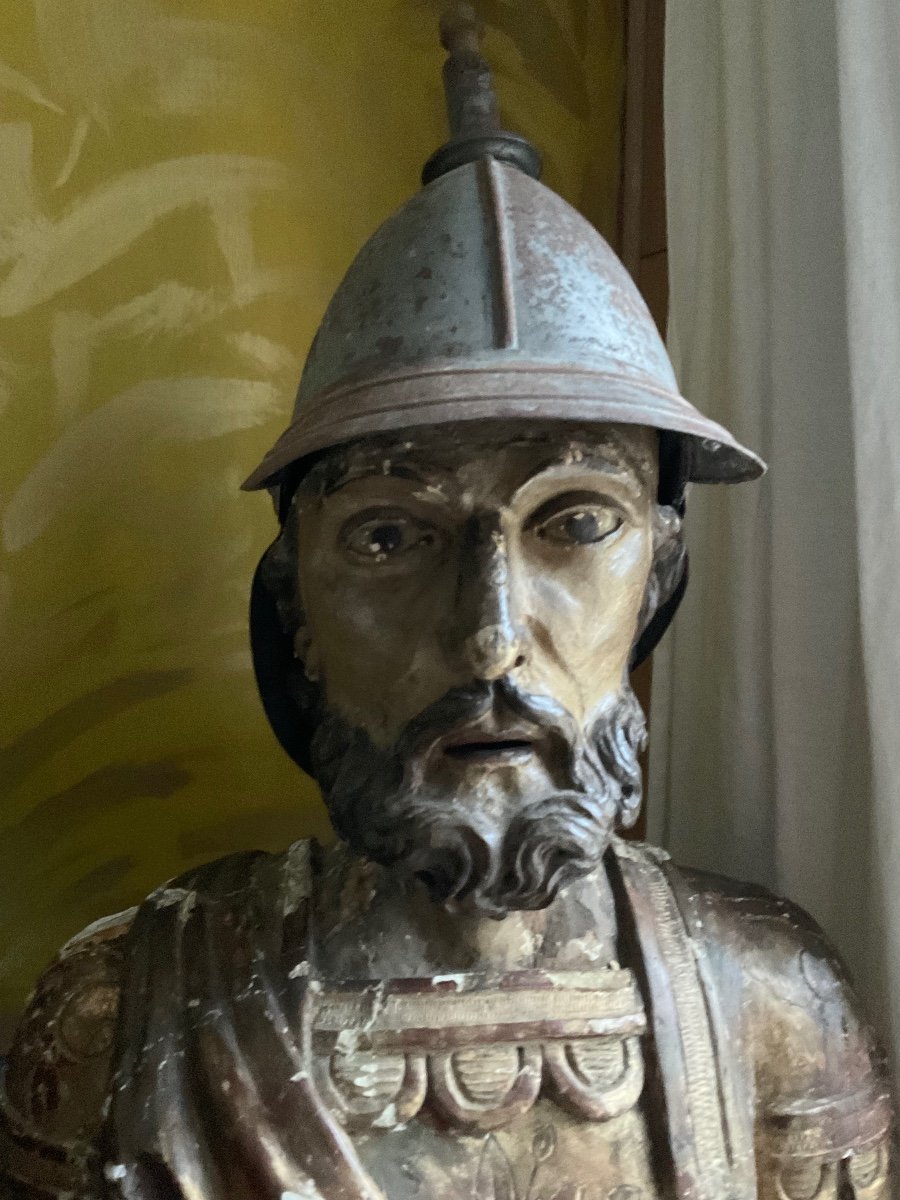 Imposing 17th Century Roman Bust Reliquary -photo-2