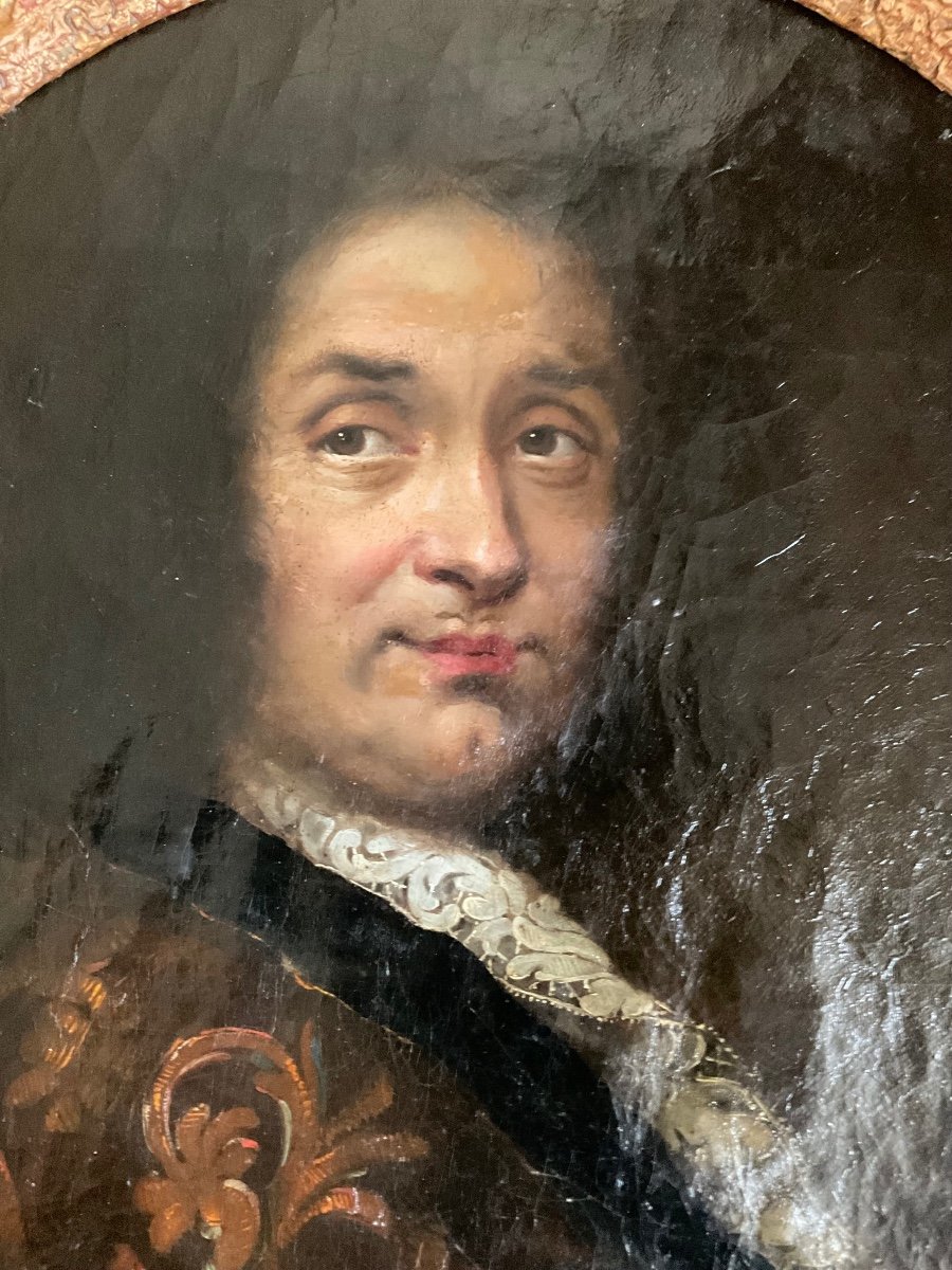 Portrait Of Pierre Mignard, Period Frame -photo-2