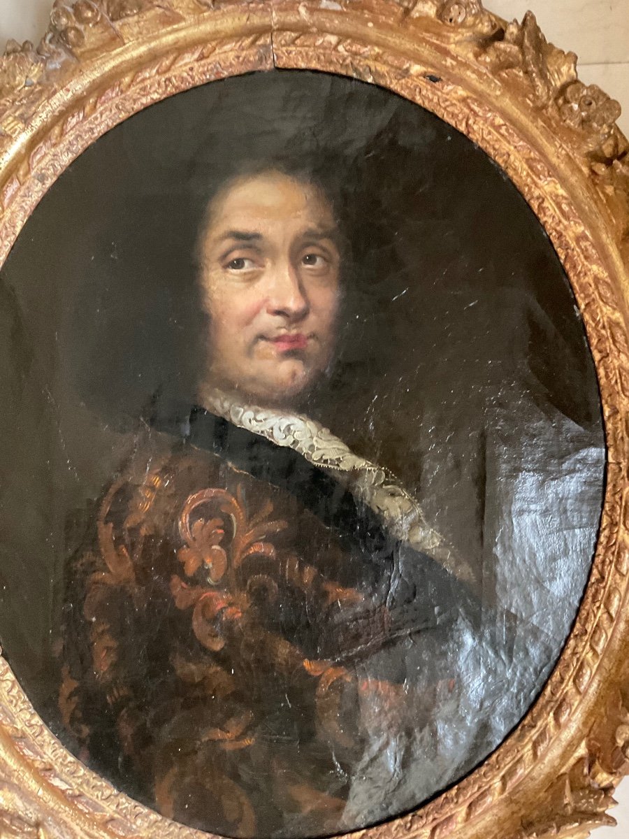 Portrait Of Pierre Mignard, Period Frame -photo-4