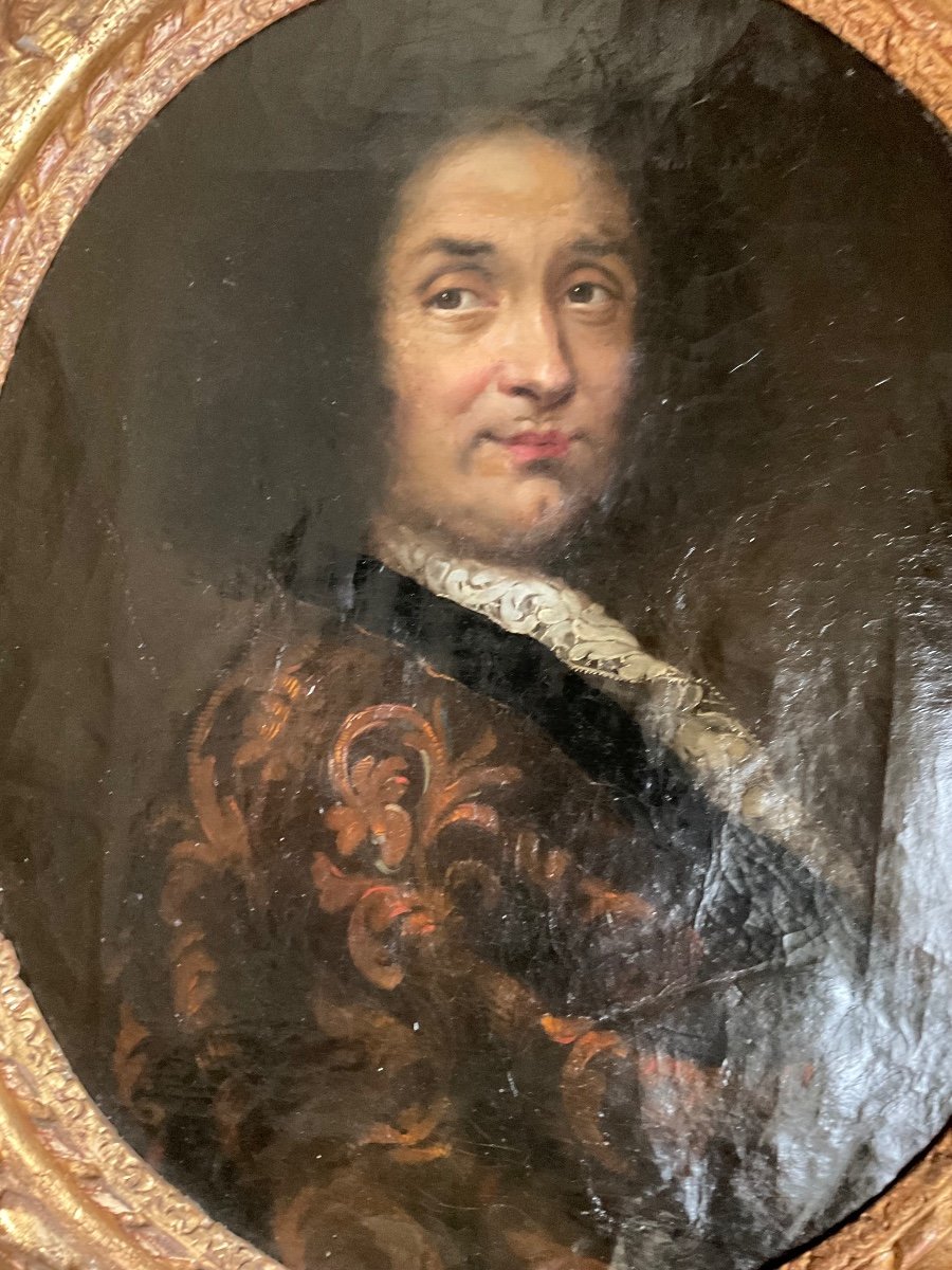 Portrait Of Pierre Mignard, Period Frame -photo-1