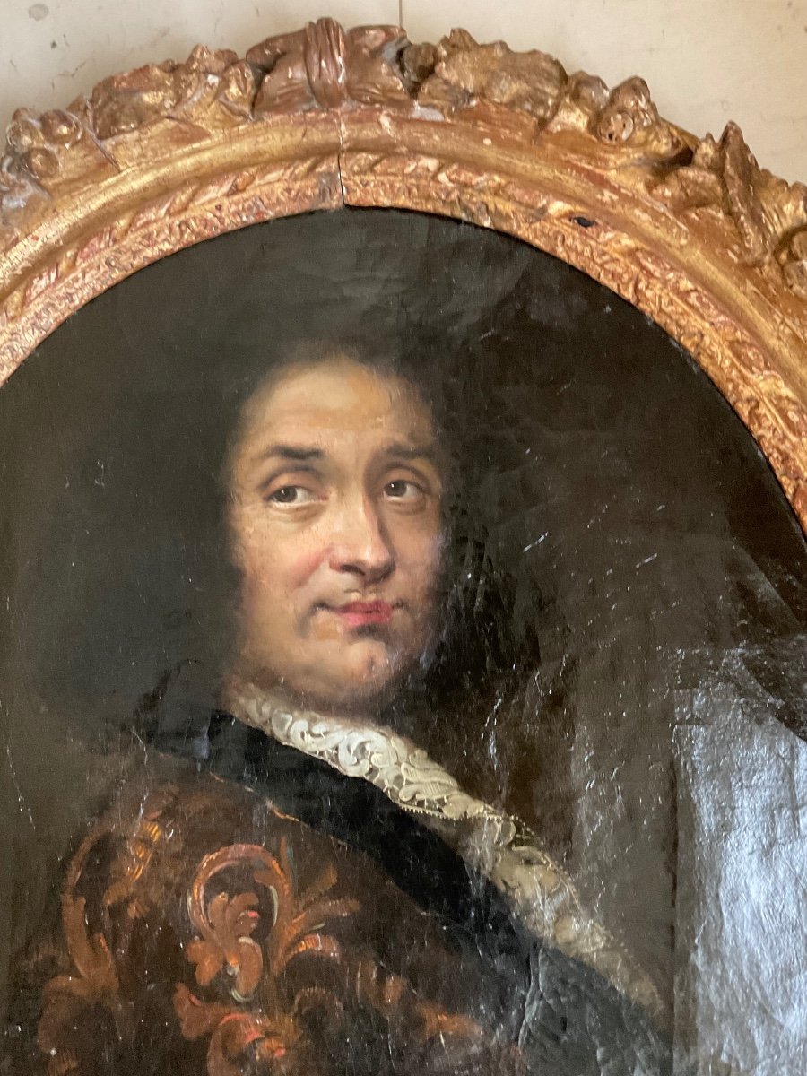 Portrait Of Pierre Mignard, Period Frame -photo-3