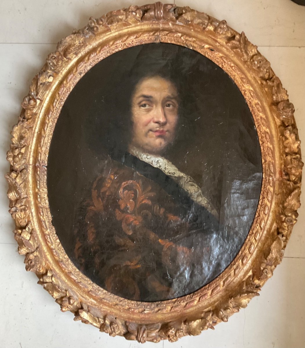 Portrait Of Pierre Mignard, Period Frame -photo-4