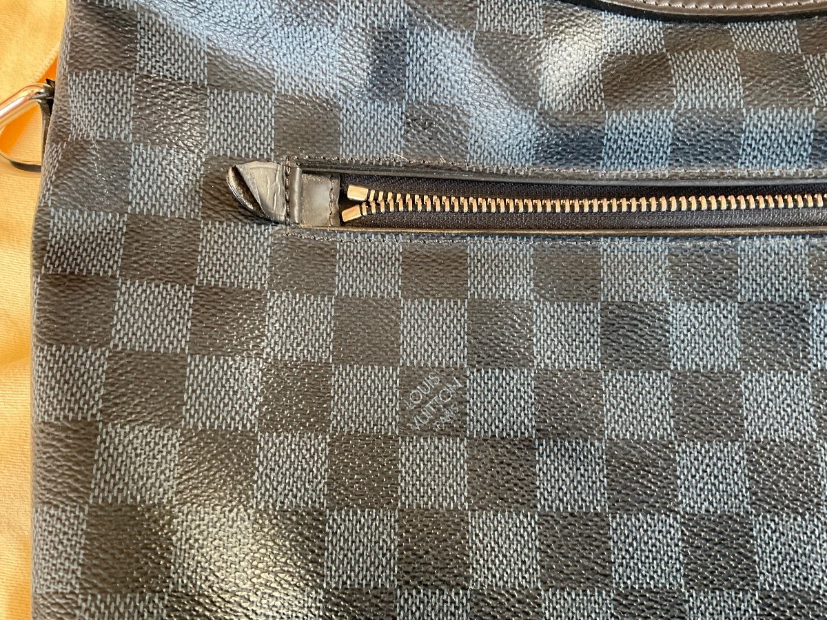 Sac Damier Bleu Louis Vuitton état Neuf-photo-2