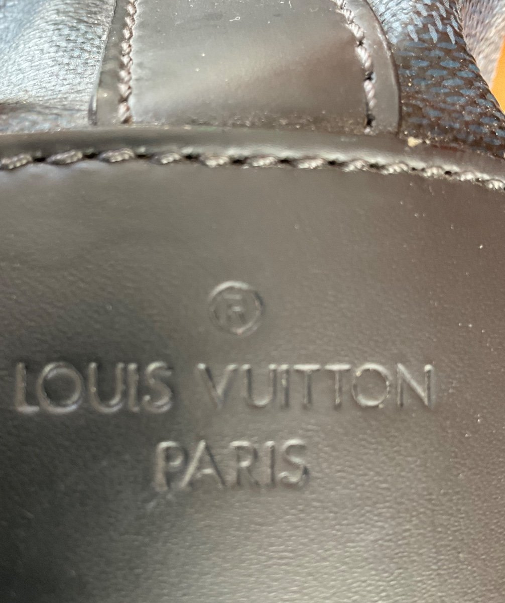 Sac Damier Bleu Louis Vuitton état Neuf-photo-6