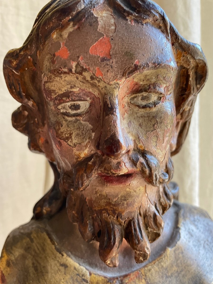 Bust Of Saint Where Christ South Of France XVIIth-photo-4