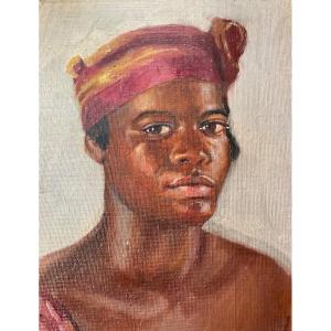 Woman From The West Indies Cardboard Canvas