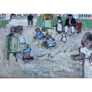 Enfants Au Jardin Du Luxembourg Par Stupar