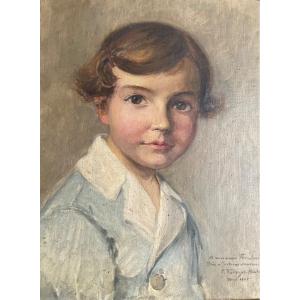 Portrait D’enfant Par Paulinevallayer 1933?