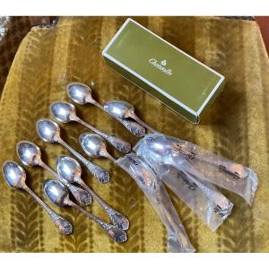 12 Marly Christofle Model Coffee Spoons