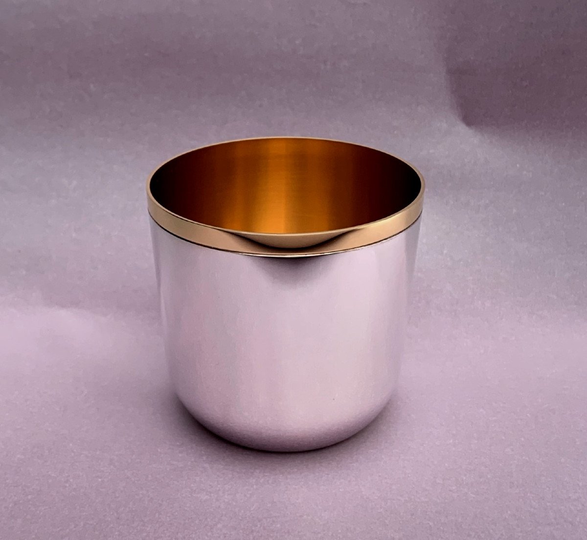 Robbe & Berking, Flensburg, Alta Sterling Silver Tumbler Gilt Interior Tumbler By W. Moll.