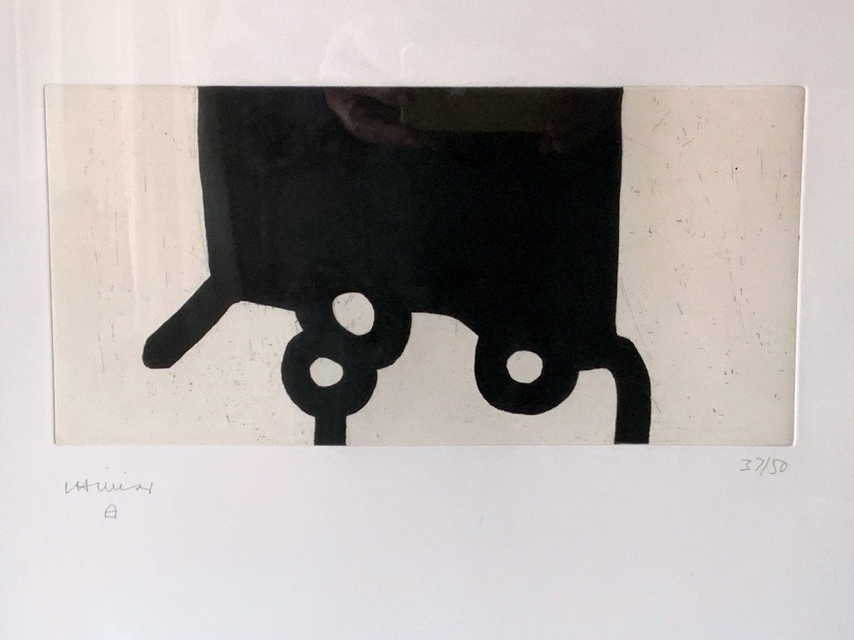 Eduardo Chillida - Bikaina XII (extraordinary XII), 1987