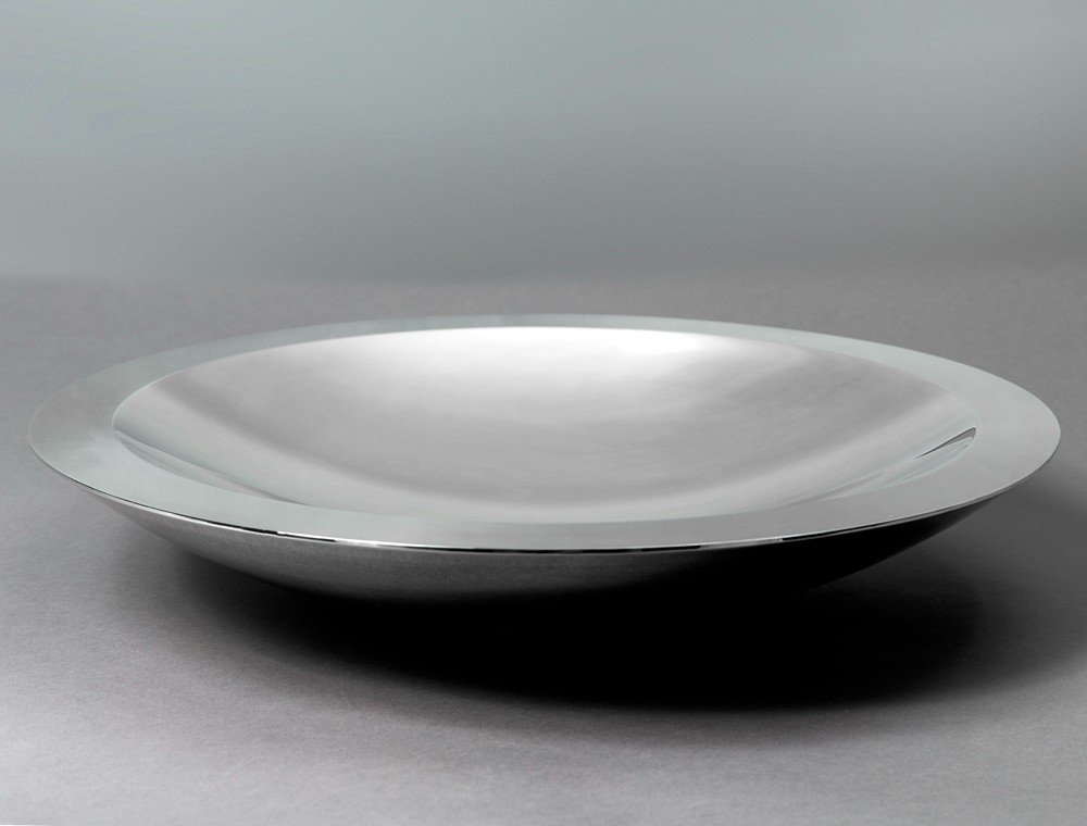 XXl Sterling Silver Bowl, Centerpiece, Design Jan Von Borstel, Robbe & Berking, Bremen, Germany-photo-5