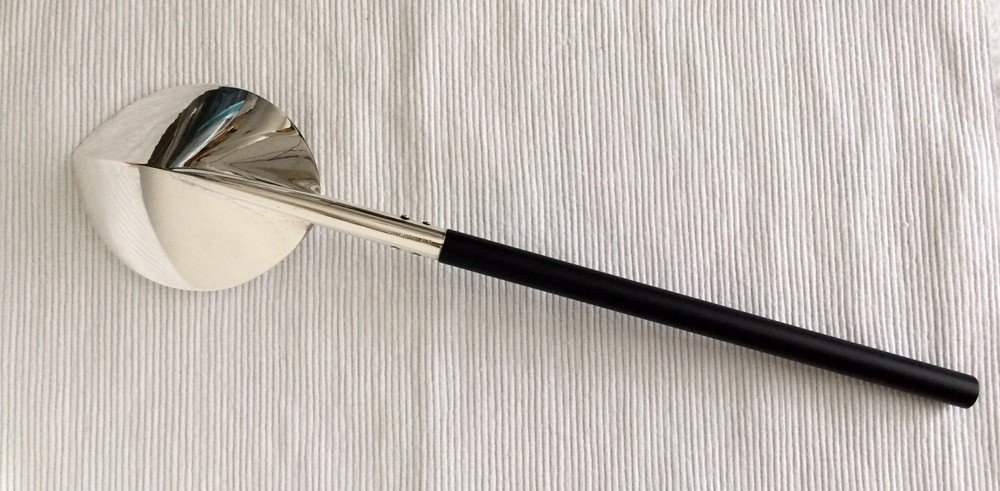 Modern Sterling Silver Ladle, Design Boris Bally 1992, Rhode Island, Us-photo-2