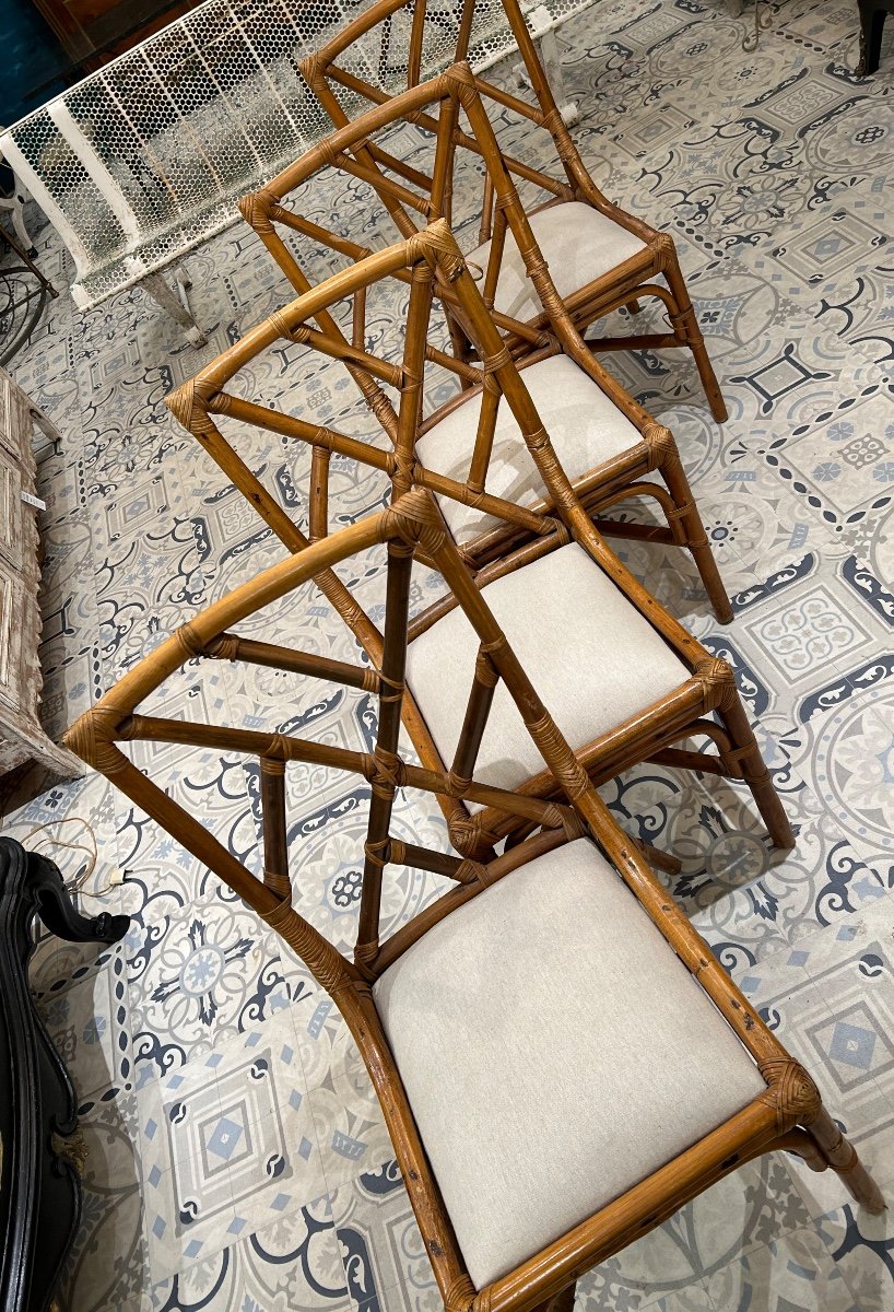4 Bamboo Chairs-photo-5