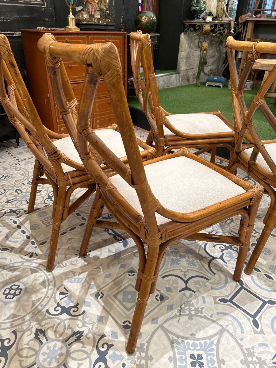 4 Bamboo Chairs-photo-8