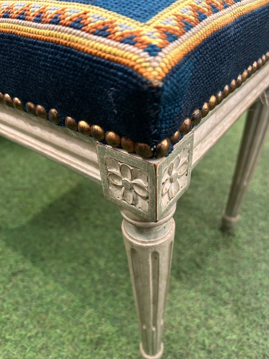 Tabouret Style Louis XVI-photo-4