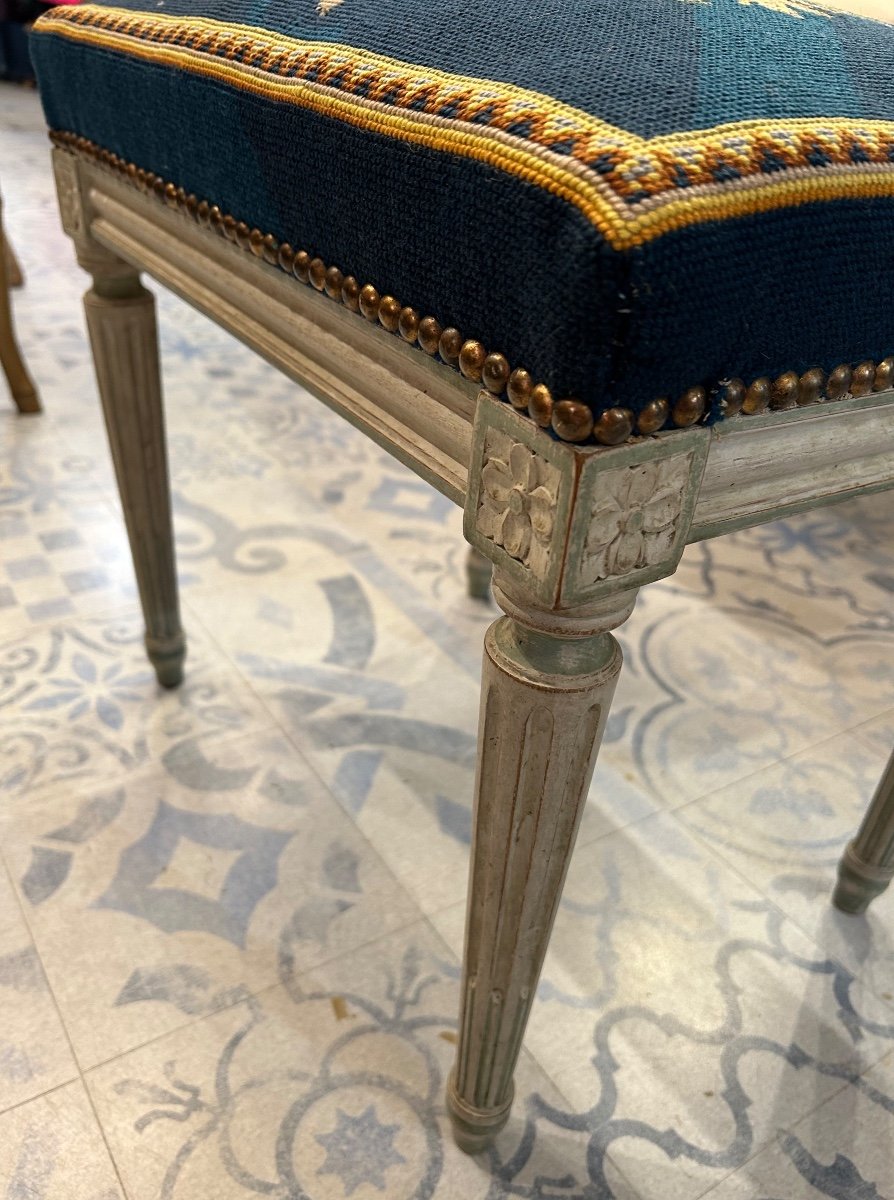 Tabouret Style Louis XVI-photo-4