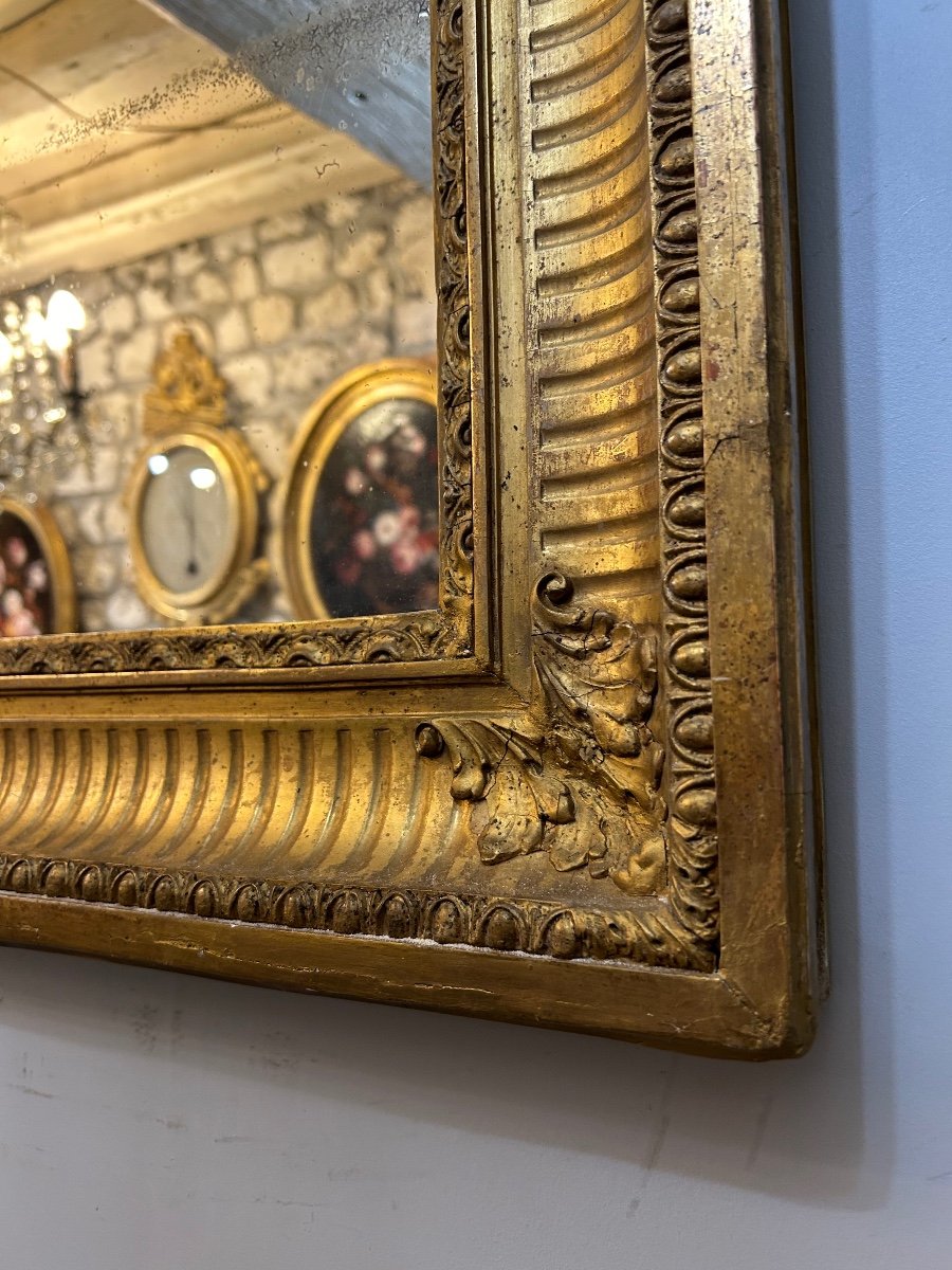 Golden Wooden Mirror -photo-4