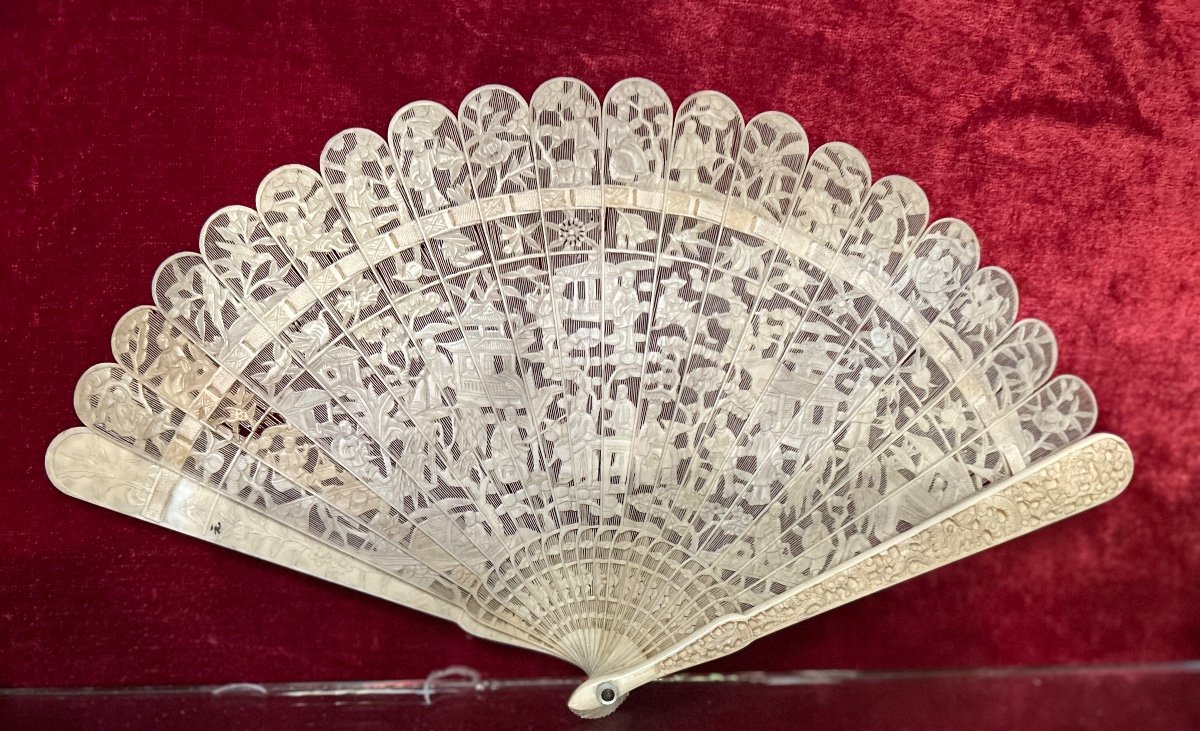 Chinese Ivory Fan 